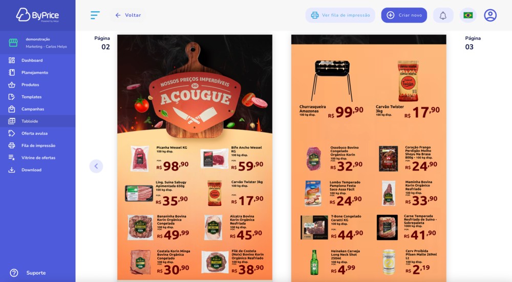 Como criar tabloide de ofertas